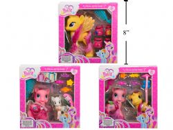 // 2 POULICHES + ACCESSOIRES ASST